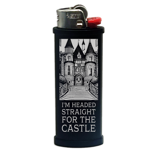 Castle Engraved Lighter