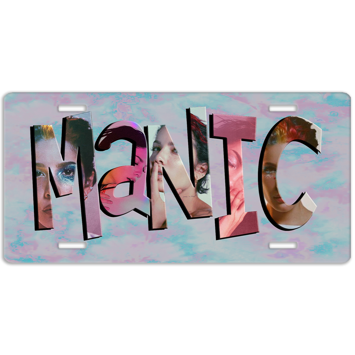 Manic License Plate