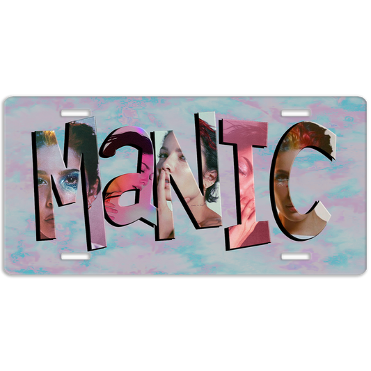 Manic License Plate