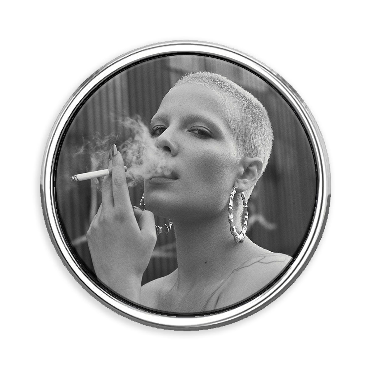 Smoke-sey Lapel Pin