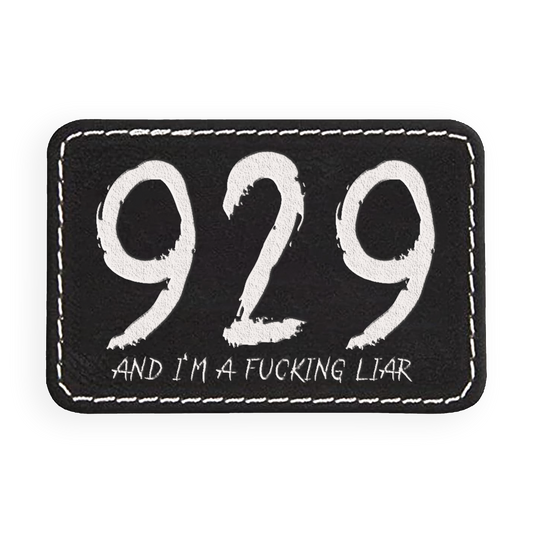 929 Engraved Patch