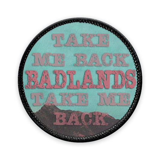 Badlands Circle Iron-on Patch