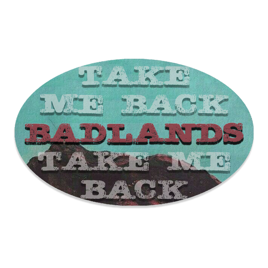 Badlands Oval Sticker