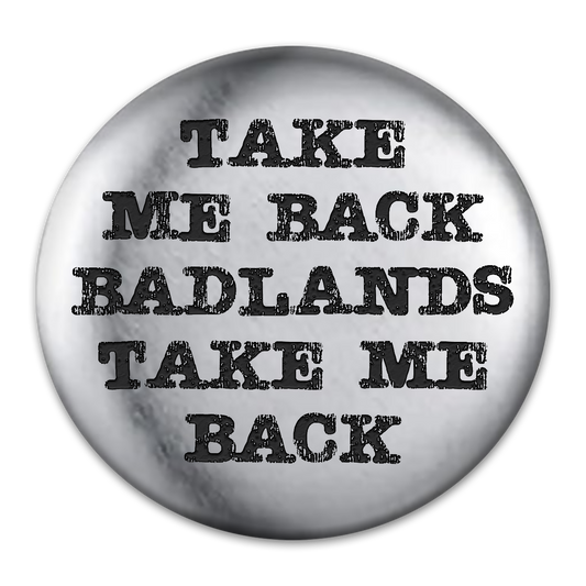 Badlands Engraved Button