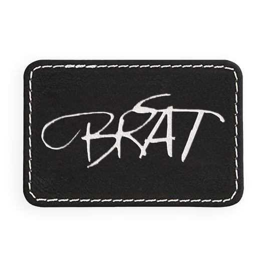 Brat Tat Engraved Patch