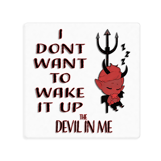 Devil in Me Square Sticker