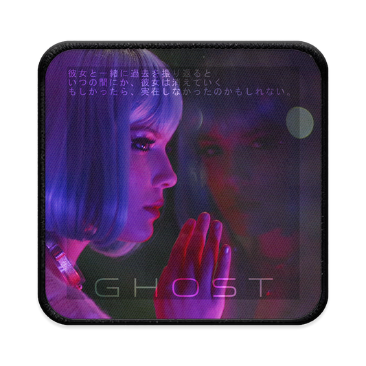 Ghost Square Iron-on Patch