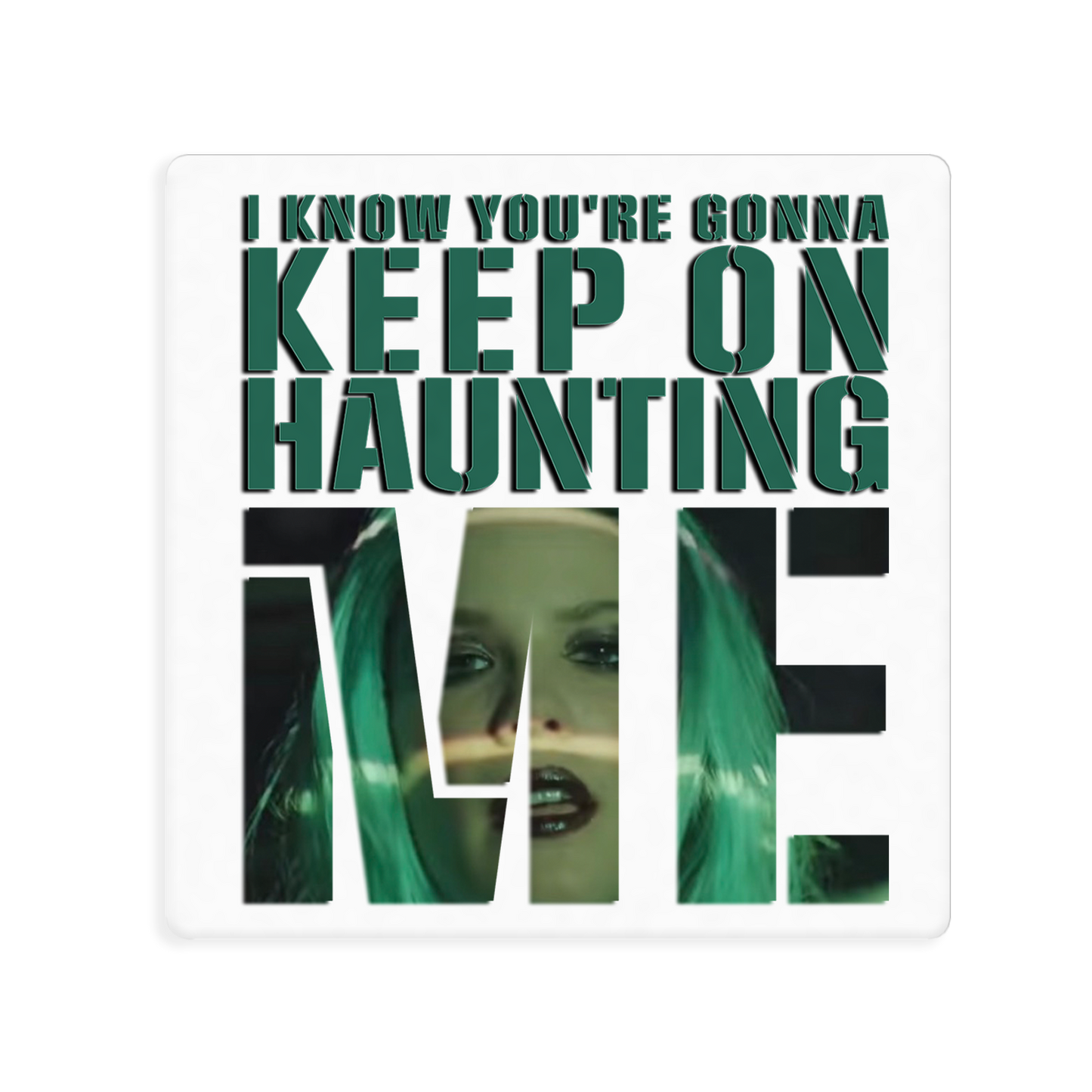 Haunting Square Sticker