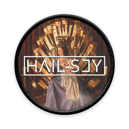 Hail-sey Circle Iron-on Patch