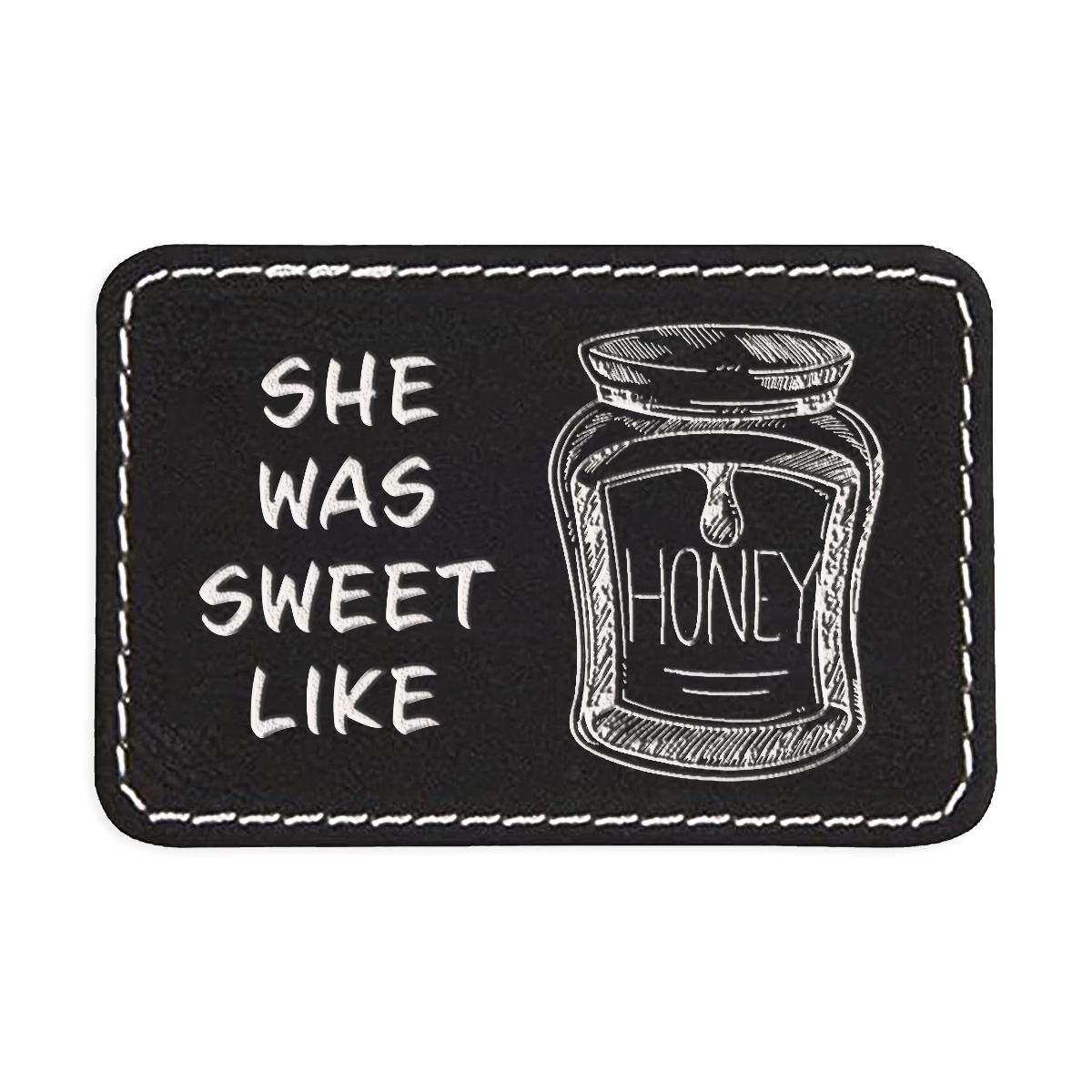 Honey Engraved Patch