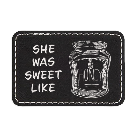 Honey Engraved Patch