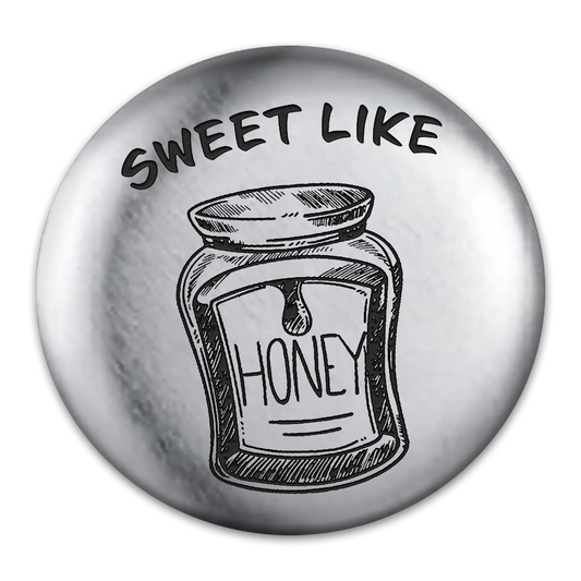 Honey Engraved Button