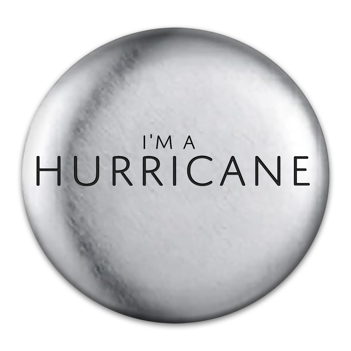 Hurricane Engraved Button