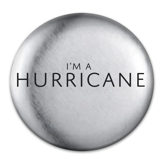 Hurricane Engraved Button