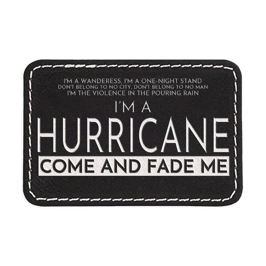 Hurricane Engraved Patch