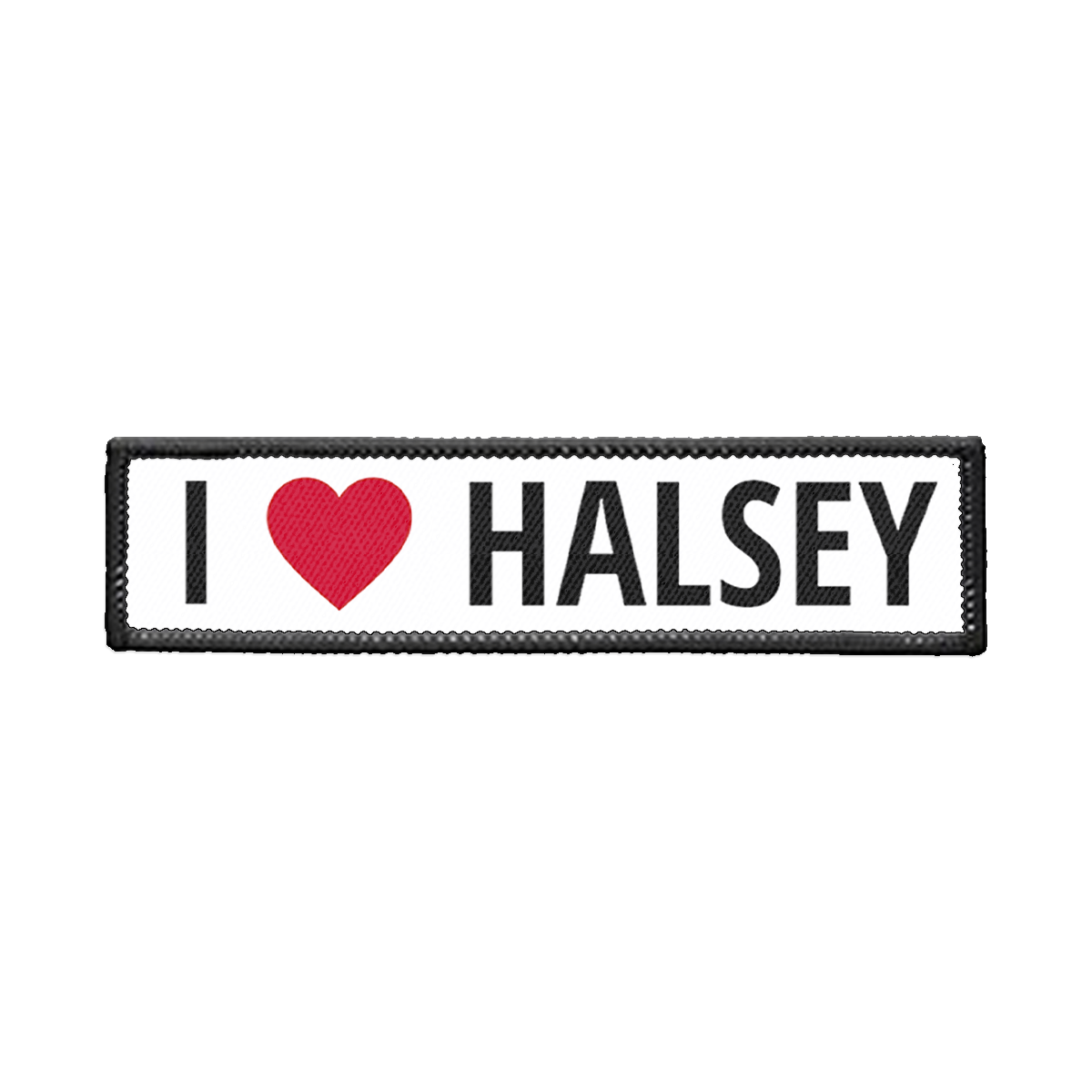 I Heart Halsey Strip Iron-on Patch