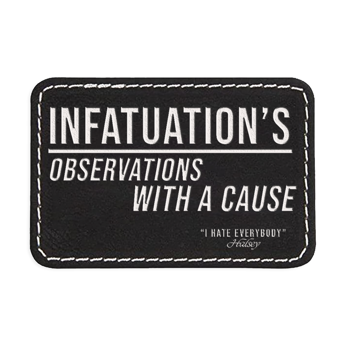 Infatuations Engraved Patch