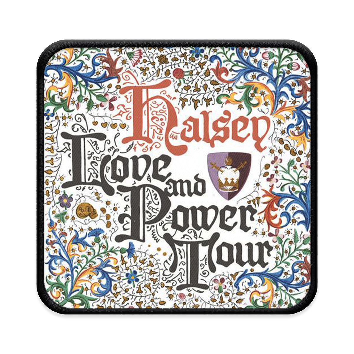 Love & Power Tour Square Iron-on Patch