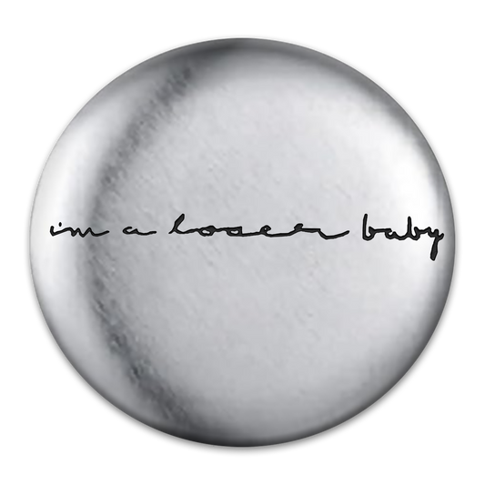 Loser Tat Engraved Button