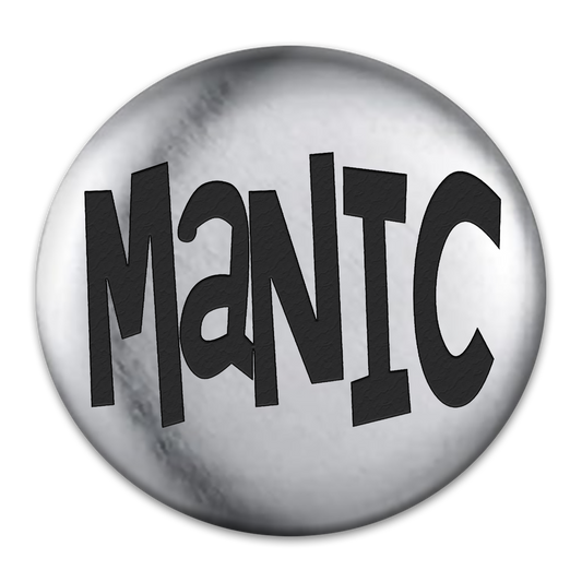 Manic Engraved Button