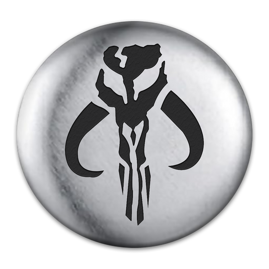 Mythosaur Tat Engraved Button