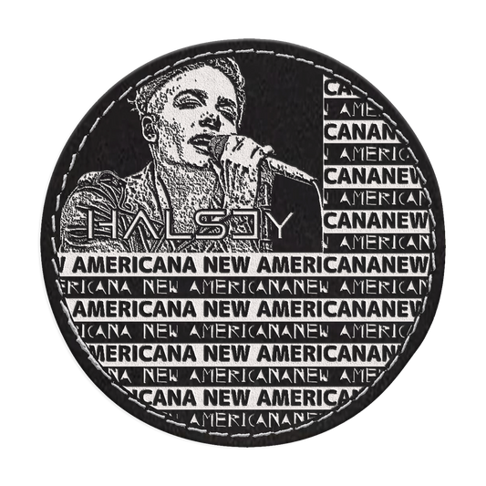 New Americana Circle Engraved Patch