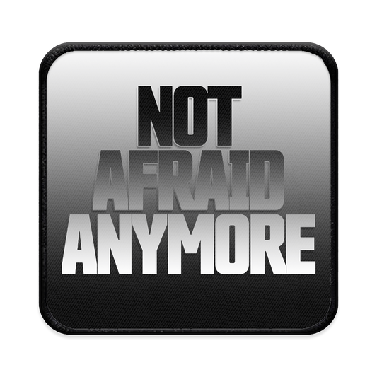 Not Afraid Anymore Square Iron-on Patch