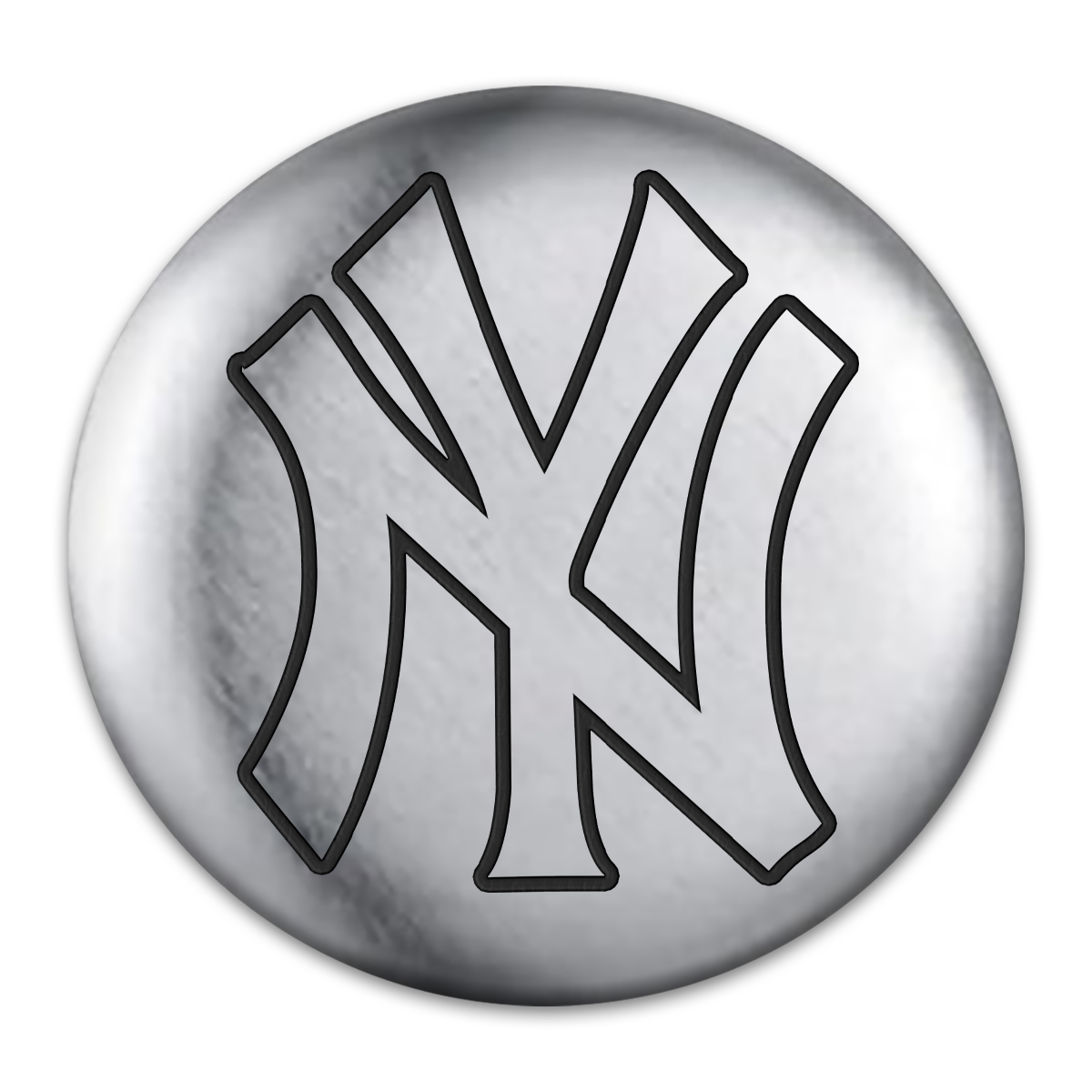 NY Tat Engraved Button