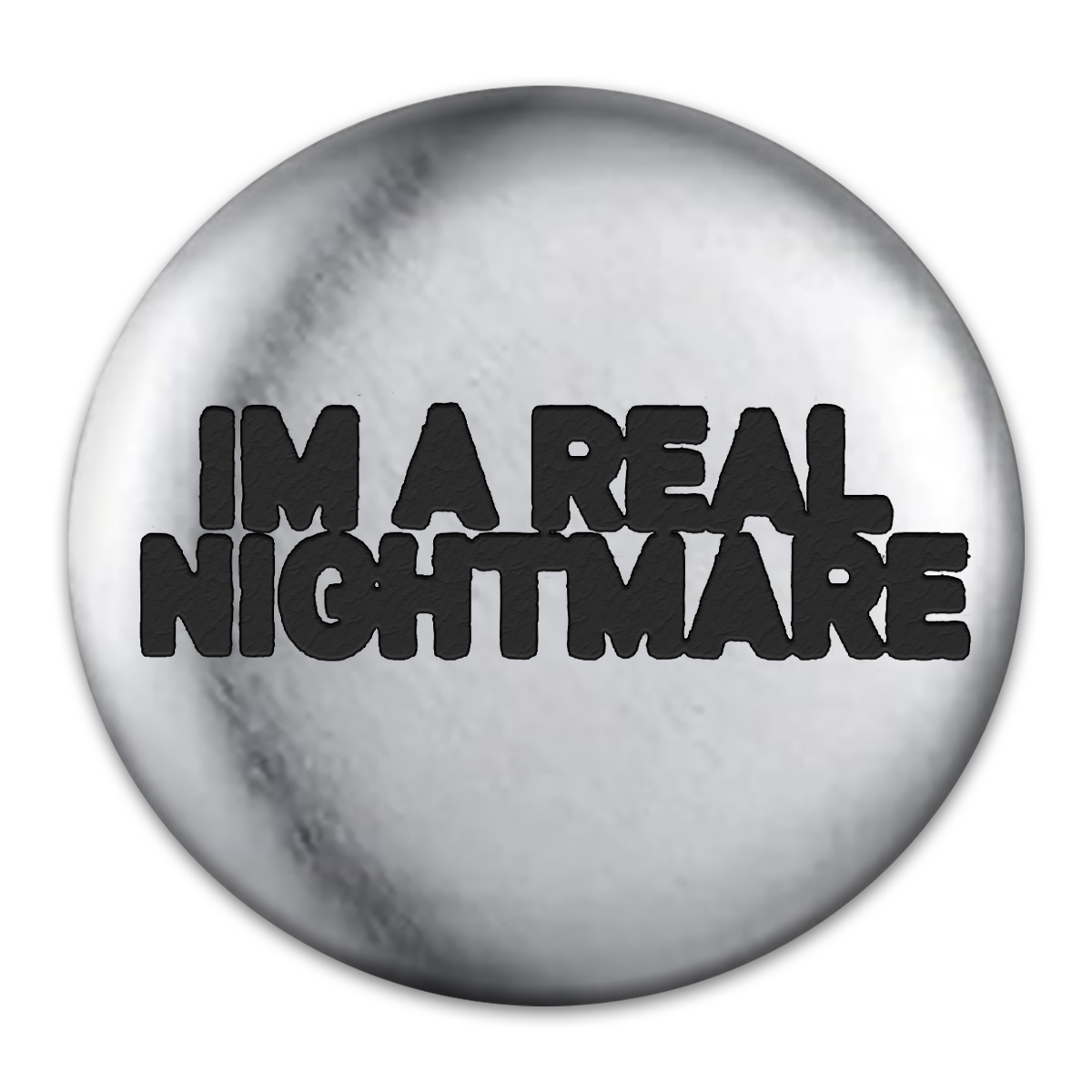 Nightmare Engraved Button