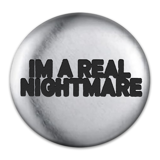 Nightmare Engraved Button