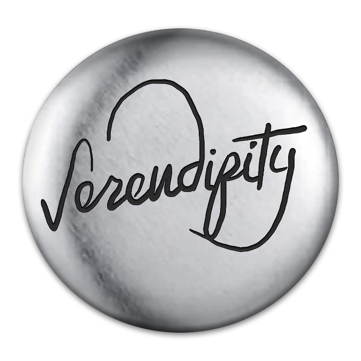 Serendipity Tat Engraved Button