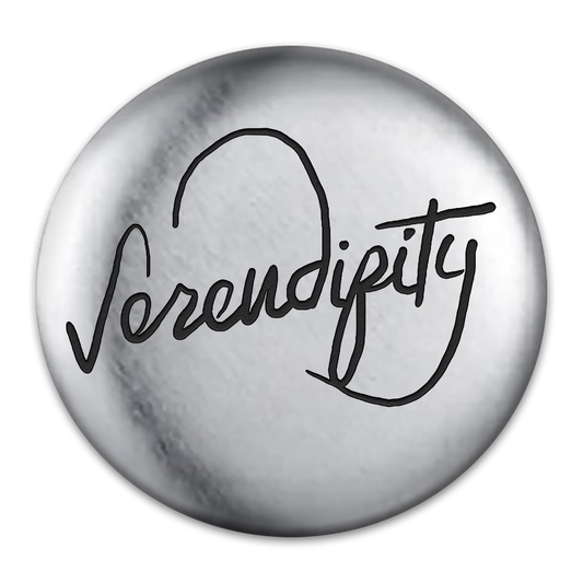 Serendipity Tat Engraved Button