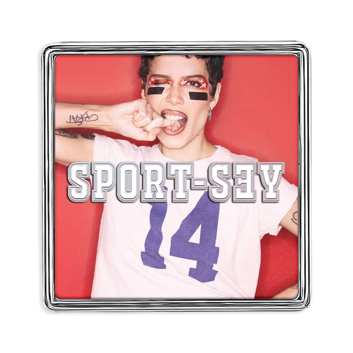 Sport-sey Lapel Pin