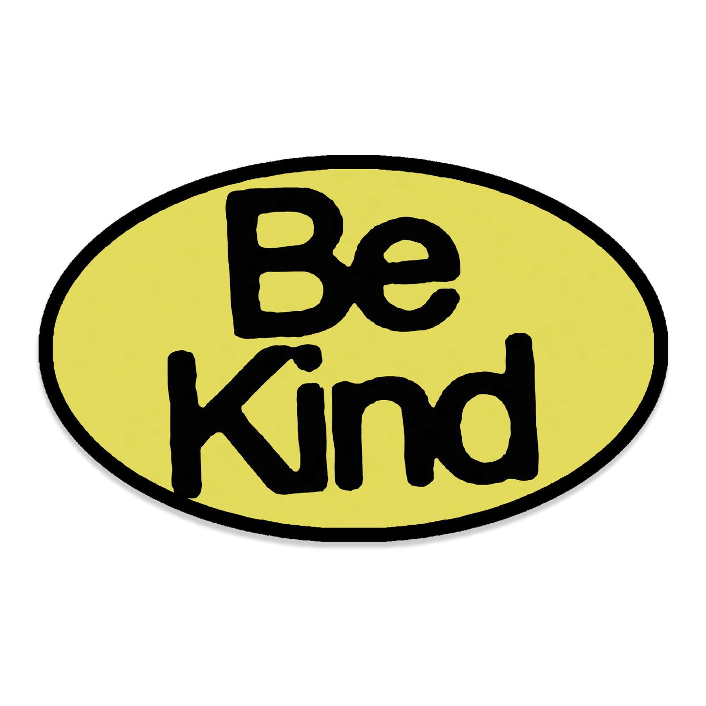 Be Kind Oval Sticker