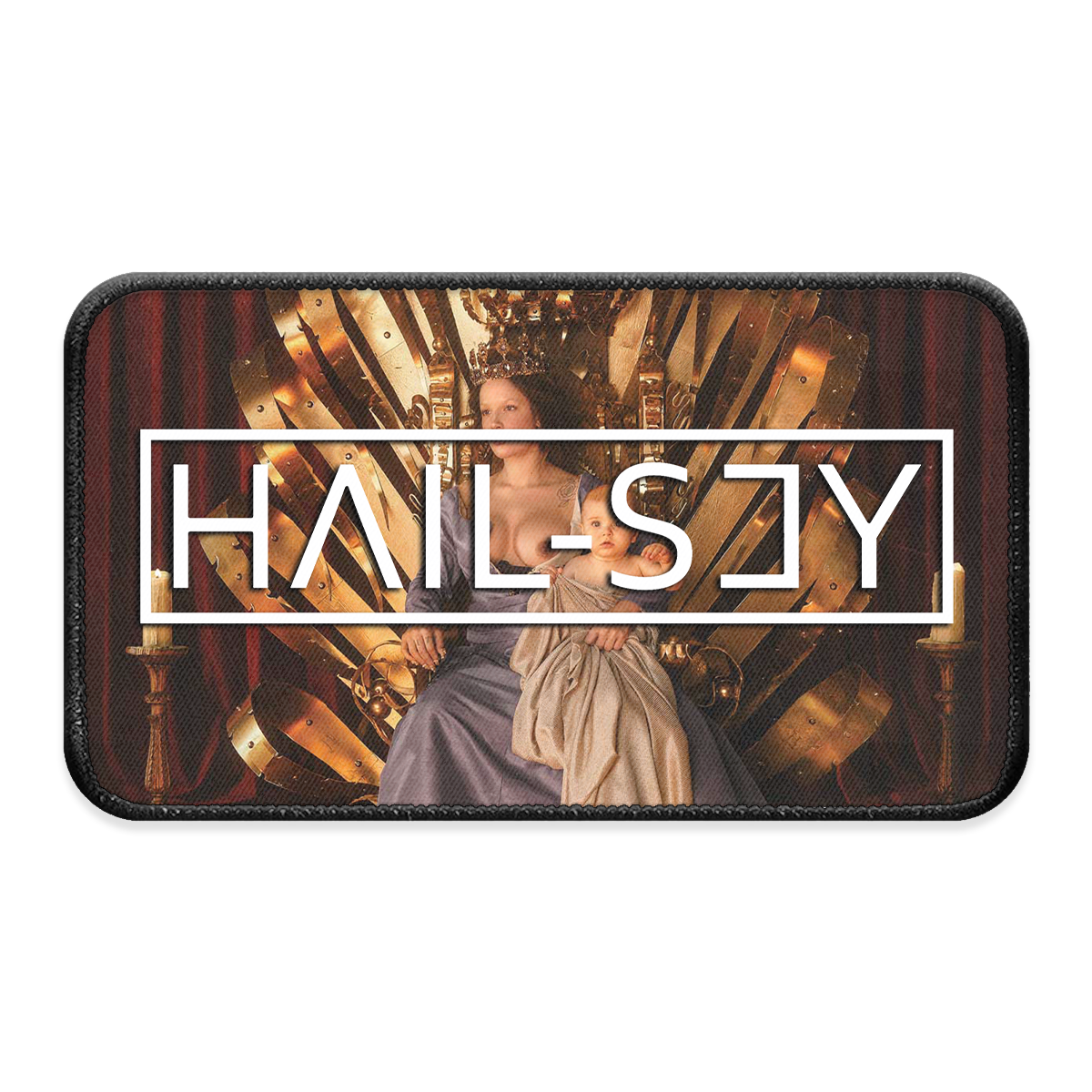 Hail-sey XL Iron-on Patch