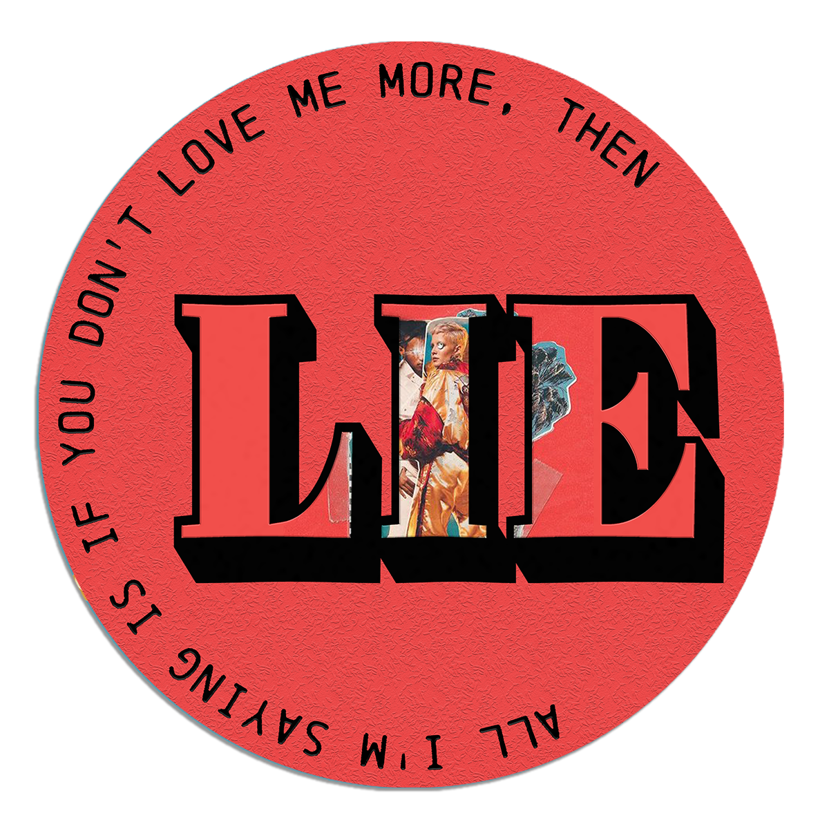 Lie Circle Sticker