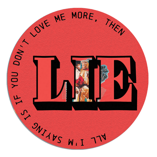 Lie Circle Sticker