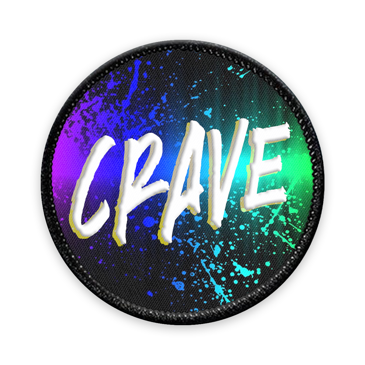 Crave Circle Iron-on Patch