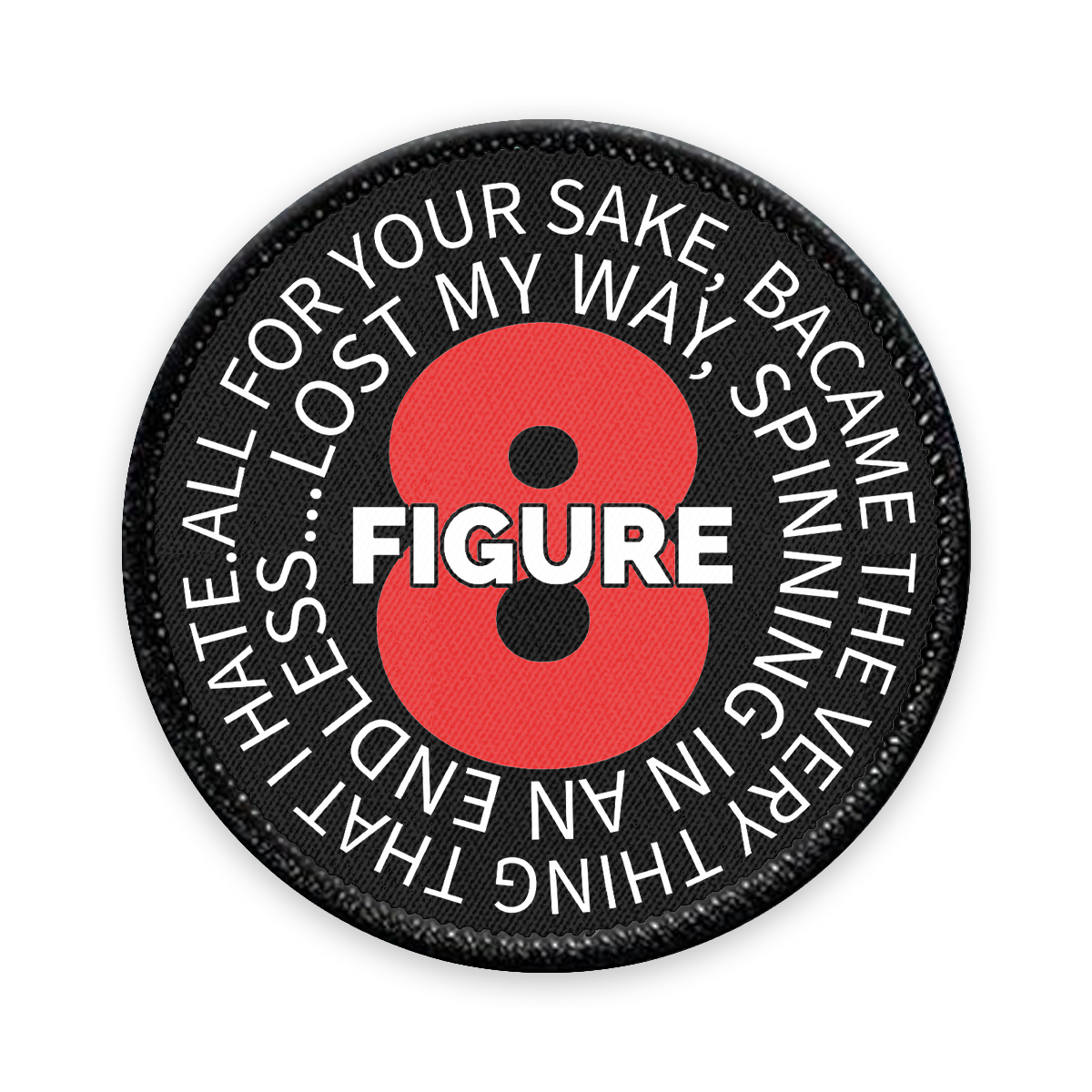 Figure 8 Circle Iron-on Patch