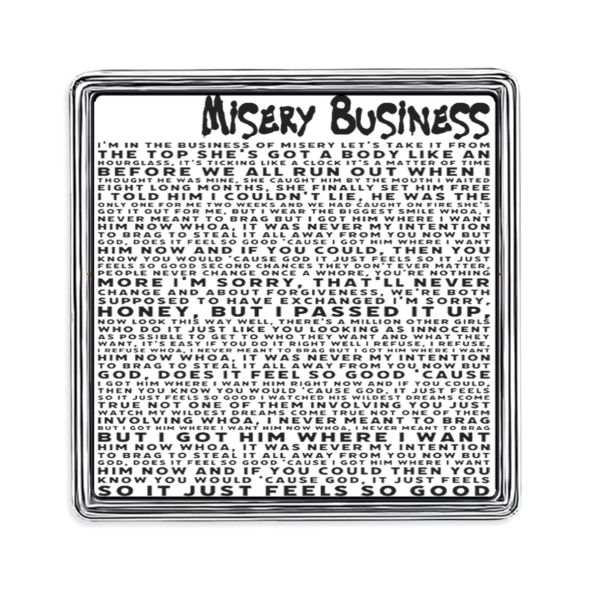 Misery Business Lapel Pin